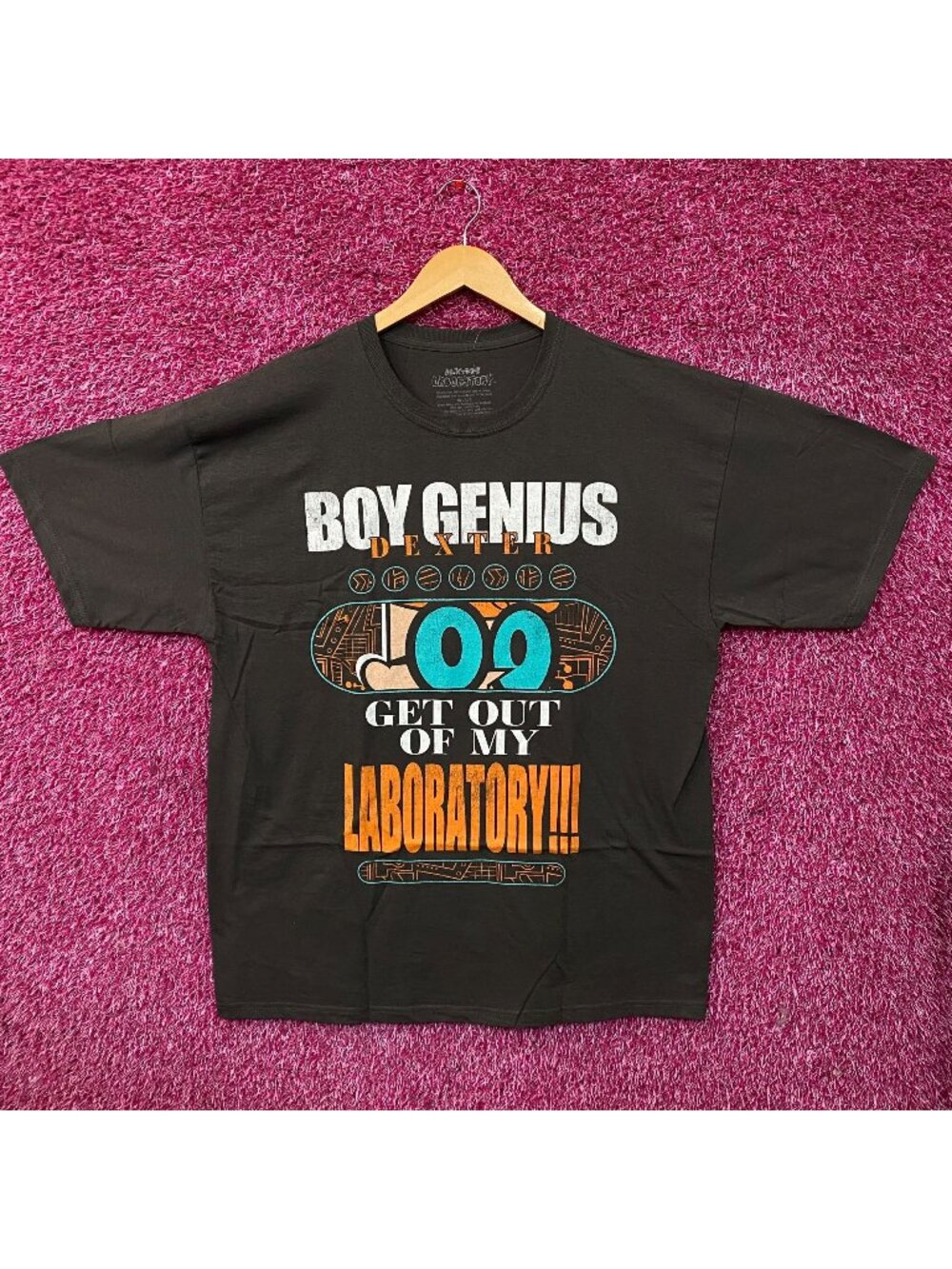 Cartoon Network Dexter's Laboratory Boy Genius Dexter T-Shirt XL